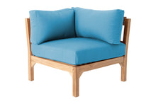 Monterey Teak Outdoor Corner Chair. Sunbrella Cushion