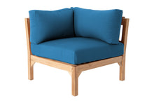 Monterey Teak Outdoor Corner Chair. Sunbrella Cushion