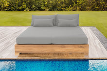 Monterey Teak Outdoor Daybed. Sunbrella Cushion.