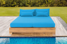 Monterey Teak Outdoor Daybed. Sunbrella Cushion.
