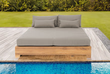 Monterey Teak Outdoor Daybed. Sunbrella Cushion.