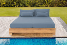 Monterey Teak Outdoor Daybed. Sunbrella Cushion.