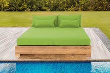Monterey Teak Outdoor Daybed. Sunbrella Cushion.