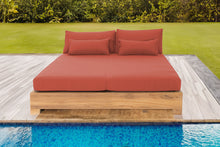 Monterey Teak Outdoor Daybed. Sunbrella Cushion.