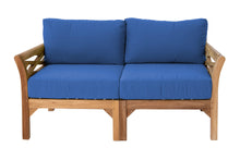 Monterey Outdoor Teak Loveseat. Sunbrella Cushion