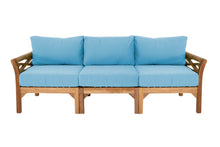 Monterey Outdoor Teak Sofa. Sunbrella Cushion