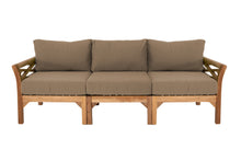Monterey Outdoor Teak Sofa. Sunbrella Cushion