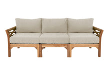 Monterey Outdoor Teak Sofa. Sunbrella Cushion