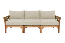 Monterey Outdoor Teak Sofa. Sunbrella Cushion