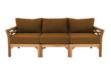 Monterey Outdoor Teak Sofa. Sunbrella Cushion