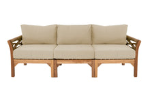 Monterey Outdoor Teak Sofa. Sunbrella Cushion