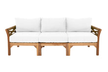 Monterey Outdoor Teak Sofa. Sunbrella Cushion