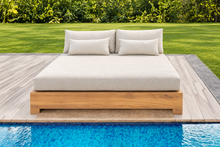 Huntington Teak Outdoor Daybed. Sunbrella Cushion.