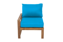 Newport Teak Outdoor Left Arm Chair. Sunbrella Cushion