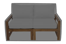 Newport Teak Outdoor Loveseat WeatherMAX Outdoor Weather Cover