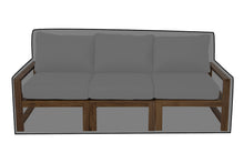 Newport Teak Outdoor Sofa WeatherMAX Outdoor Weather Cover