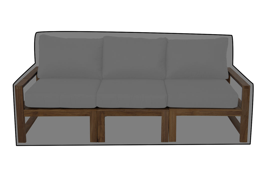 Newport Teak Outdoor Sofa WeatherMAX Outdoor Weather Cover