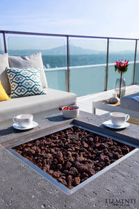 Elementi OFG103 Manhattan Concrete Outdoor Fire Table