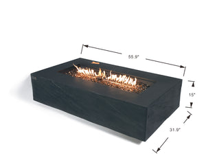 Elementi Plus OFG410SL Cape Town Concrete Outdoor Fire Table