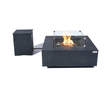 Elementi Plus OFG411SL Roraima Concrete Outdoor Fire Table
