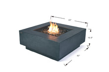 Elementi Plus OFG413DG Bergen Concrete Outdoor Fire Table