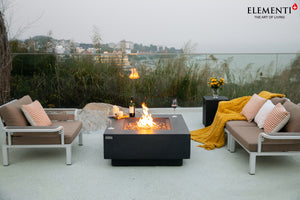 Elementi Plus OFG413DG Bergen Concrete Outdoor Fire Table