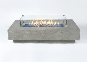 Elementi Plus OFG415LG Riviera Concrete Outdoor Fire Table