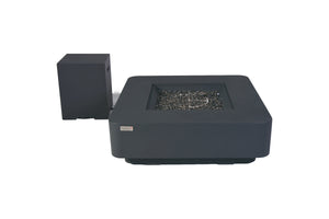 Elementi Plus OFG419DG Bergamo Concrete Outdoor Fire Table