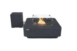 Elementi Plus OFG419DG Bergamo Concrete Outdoor Fire Table