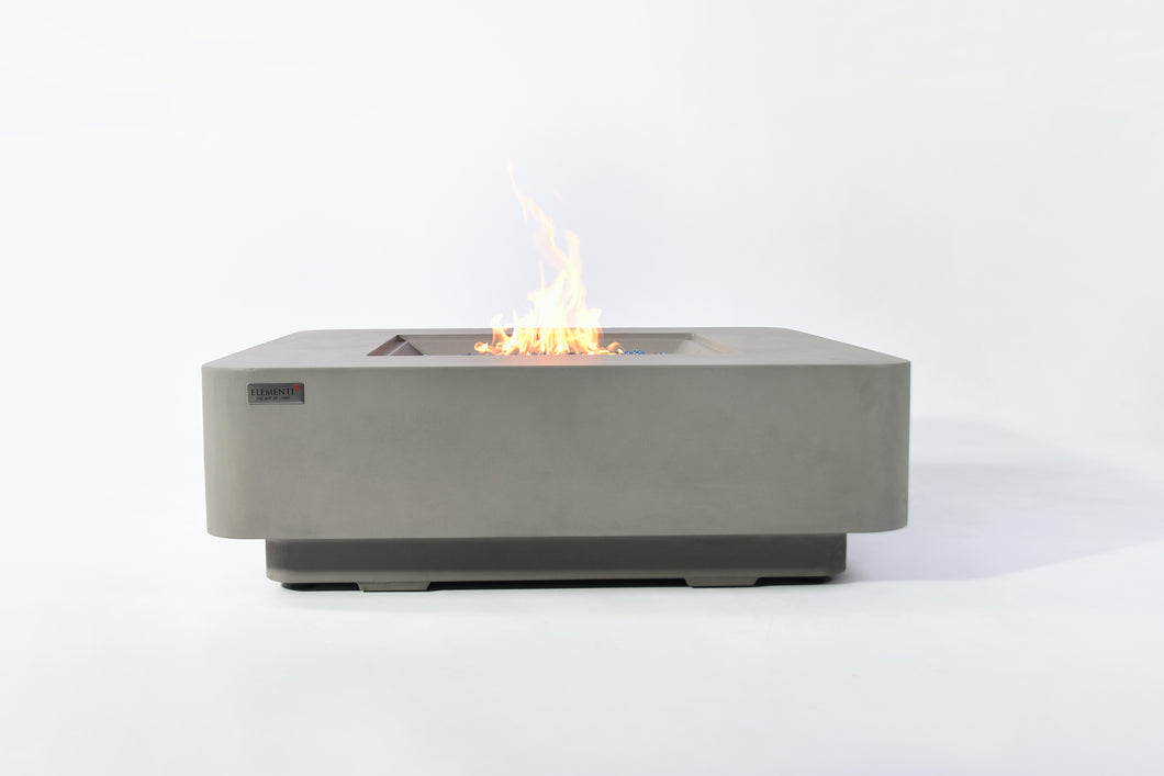 Elementi Plus OFG419LG Lucerne Concrete Outdoor Fire Table