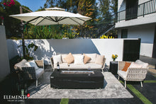 Varna Marble Porcelain Outdoor Fire Table