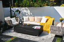 Varna Marble Porcelain Outdoor Fire Table