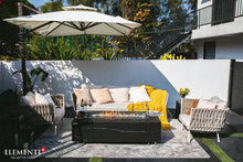 Varna Marble Porcelain Outdoor Fire Table