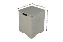 Elementi Plus ONB403 Concrete Square Tank Cover with Removable Top