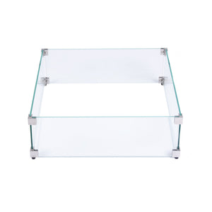 Elementi Plus OFP103BW Bianco Marble Porcelain Outdoor Fire Table