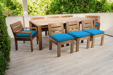 9 pc Pacific Teak Dining Set with 42" x 108" Rectangular Dining Table