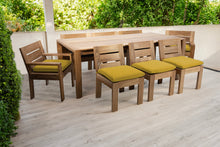 9 pc Pacific Teak Dining Set with 42" x 108" Rectangular Dining Table