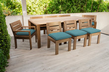 9 pc Pacific Teak Dining Set with 42" x 108" Rectangular Dining Table
