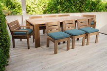 9 pc Pacific Teak Dining Set with 42" x 108" Rectangular Dining Table