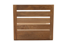 Pacific Teak Outdoor Armless Chair. Sunbrella Cushion