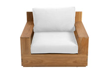 7 pc 84" Pacific Teak Deep Seating Set with 72" Coffee Table. Sunbrella Cushion.