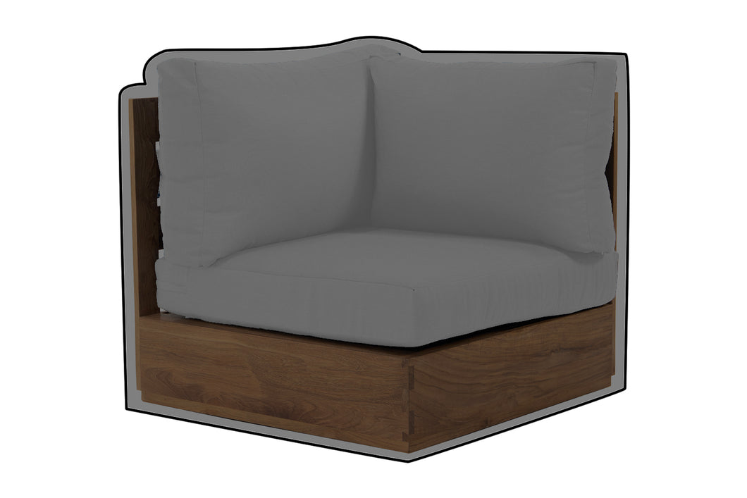 Pacific Teak Outdoor Corner Chair WeatherMAX Outdoor Weather Cover