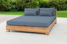 Pacific Teak Outdoor Daybed. Sunbrella Cushion.
