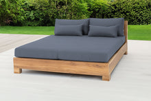 Pacific Teak Outdoor Daybed. Sunbrella Cushion.