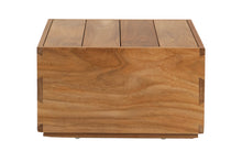 7 pc Pacific Teak Sectional Seating Group with Ottoman. Sunbrella Cushion.