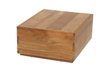 9 pc Pacific Teak Sectional with 40" Square Coffee Table. Sunbrella Cushion.