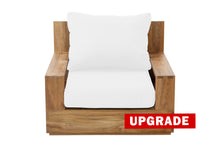 UPGRADE Pacific Teak Outdoor Swivel Club Chair