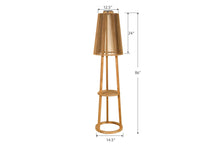 Les Jardin Palma Solar LED Floor Lamp