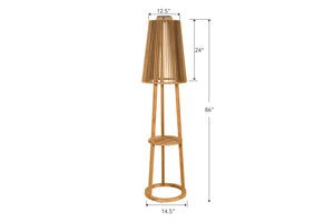 Les Jardin Palma Solar LED Floor Lamp