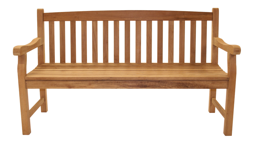 Classic 3 Seater Teak Outdoor Bench